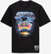 Mitchell & Ness Men's Mitchell & Ness Black San Antonio Spurs Lightning T-Shirt