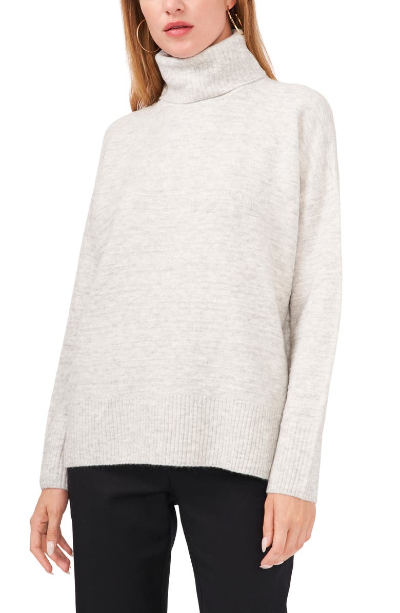 Chaus High/Low Turtleneck Sweater, Main, color,