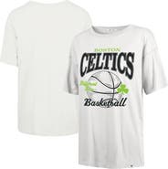 '47 Women's '47  White Boston Celtics City Edition Down Court Sadie T-Shirt