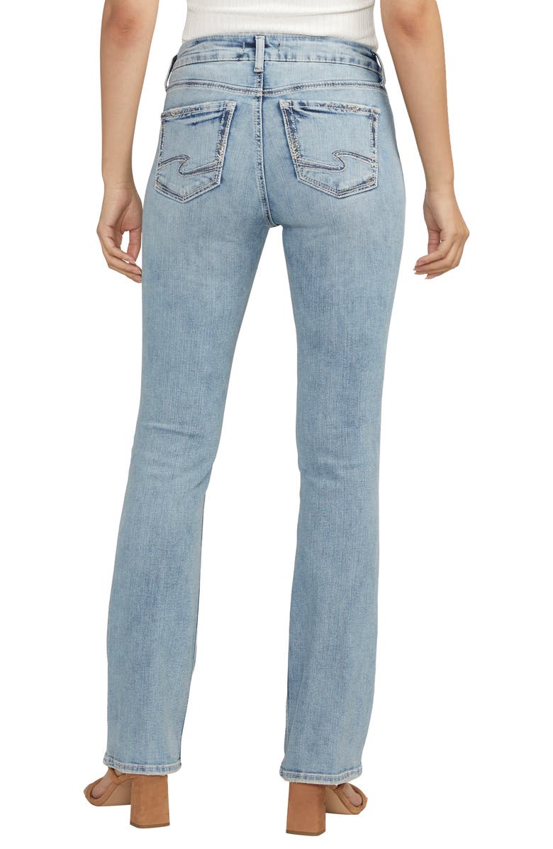 Silver Jeans Co. Suki Curvy Mid Rise Slim Bootcut Jeans, Alternate, color, 