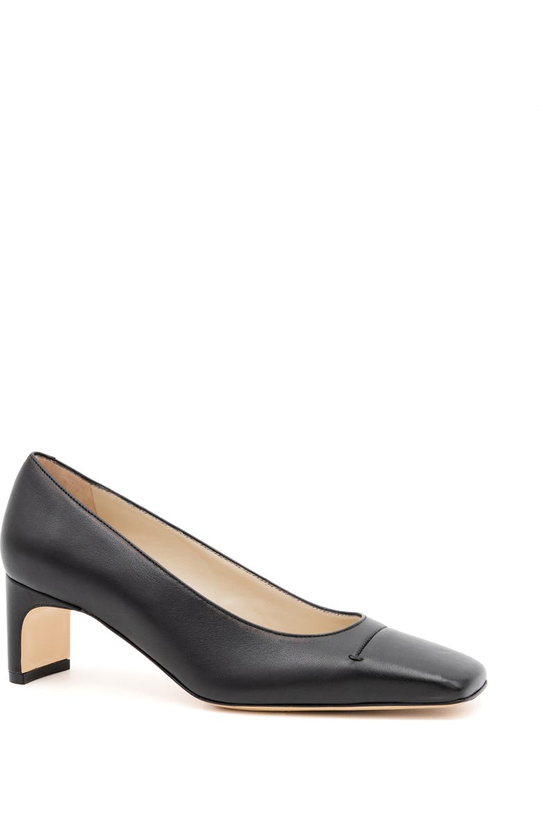 Amalfi by Rangoni Serapide Cap Toe Pump, Main, color, Black Parmasoft