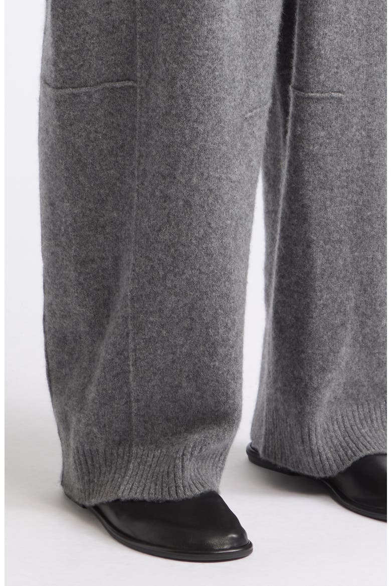 Felted Barrel Pants, Alternate, color, CHARCOAL