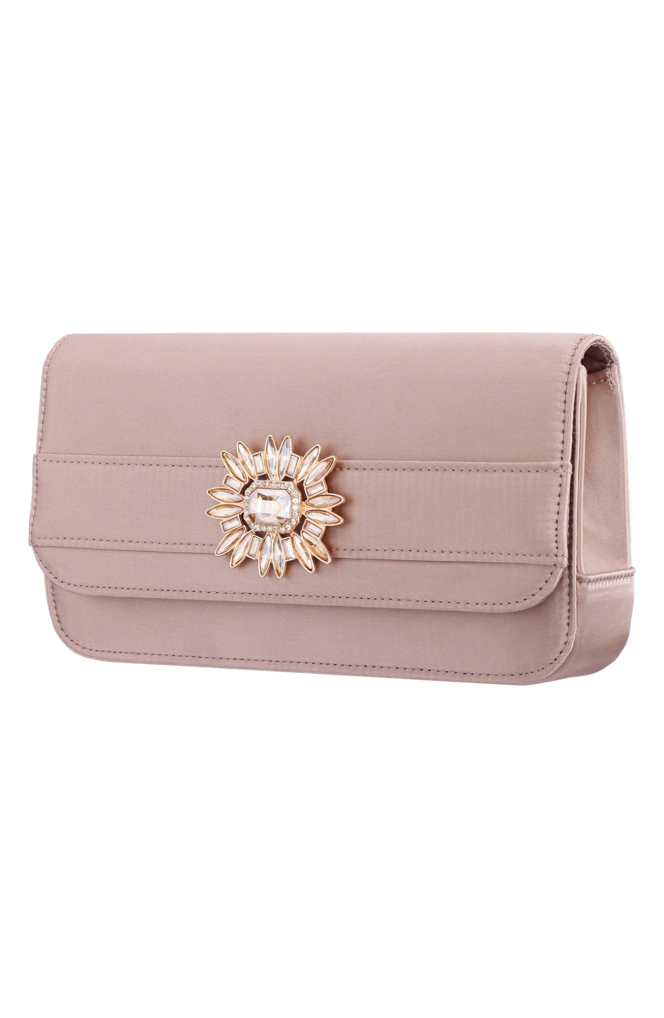 Nina Alina Clutch, Alternate, color, Honey