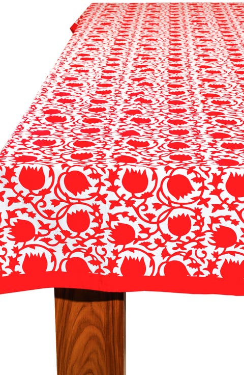 Print Cotton Tablecloth