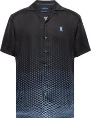 Psycho Bunny Bendigo Gradient Logo Lyocell Camp Shirt