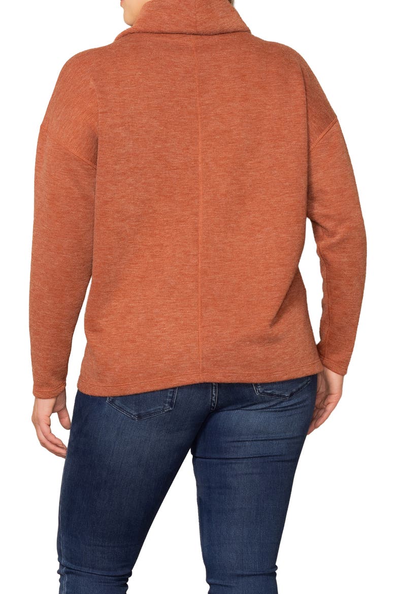 Astrid Turtleneck Sweater, Alternate, color, CINNAMON