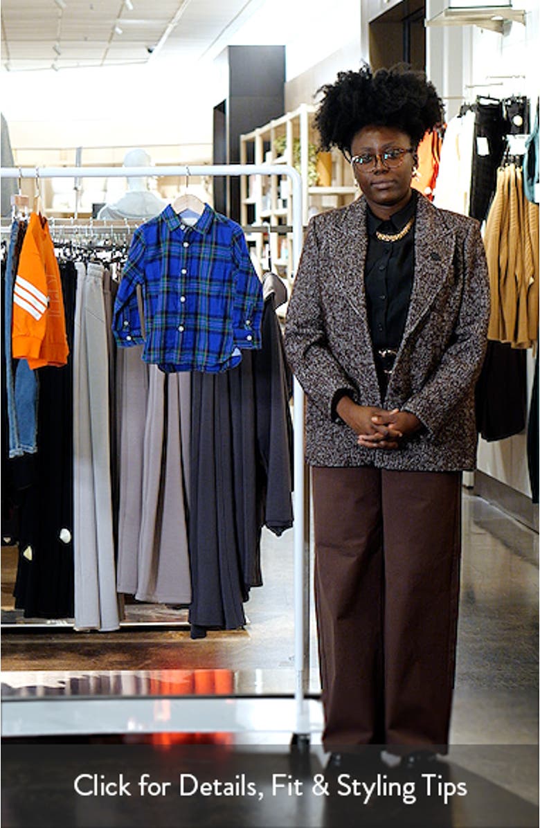 Kids' Check Plaid Cotton Flannel Button-Up Shirt, sales video thumbnail