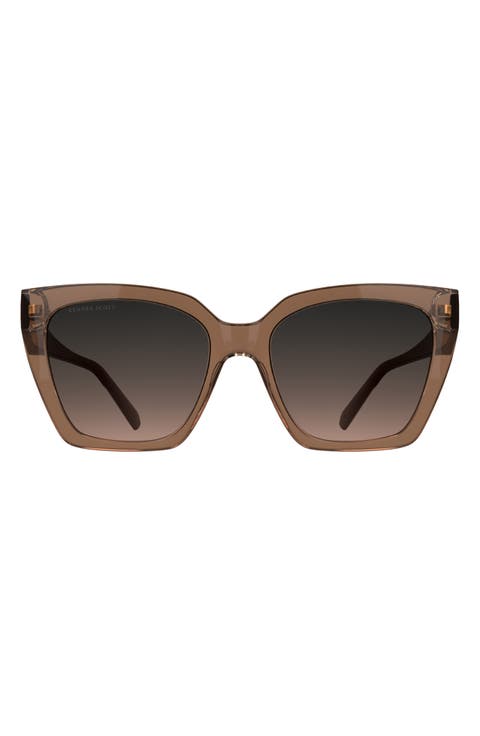 Dira 56mm Gradient Tea Cup Sunglasses