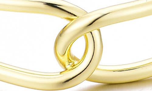 Adornia 14k Gold Plated Overlapping Cuff Bracelet In Gold