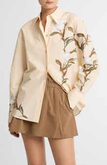 Iris Print Shirt