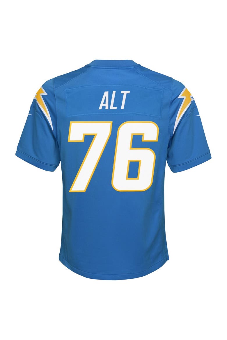 Youth Nike Joe Alt Powder Blue Los Angeles Chargers  Player Game Jersey, Alternate, color, Powder Blue