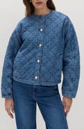 PER UNA BY M&S Quilted Denim Jacket