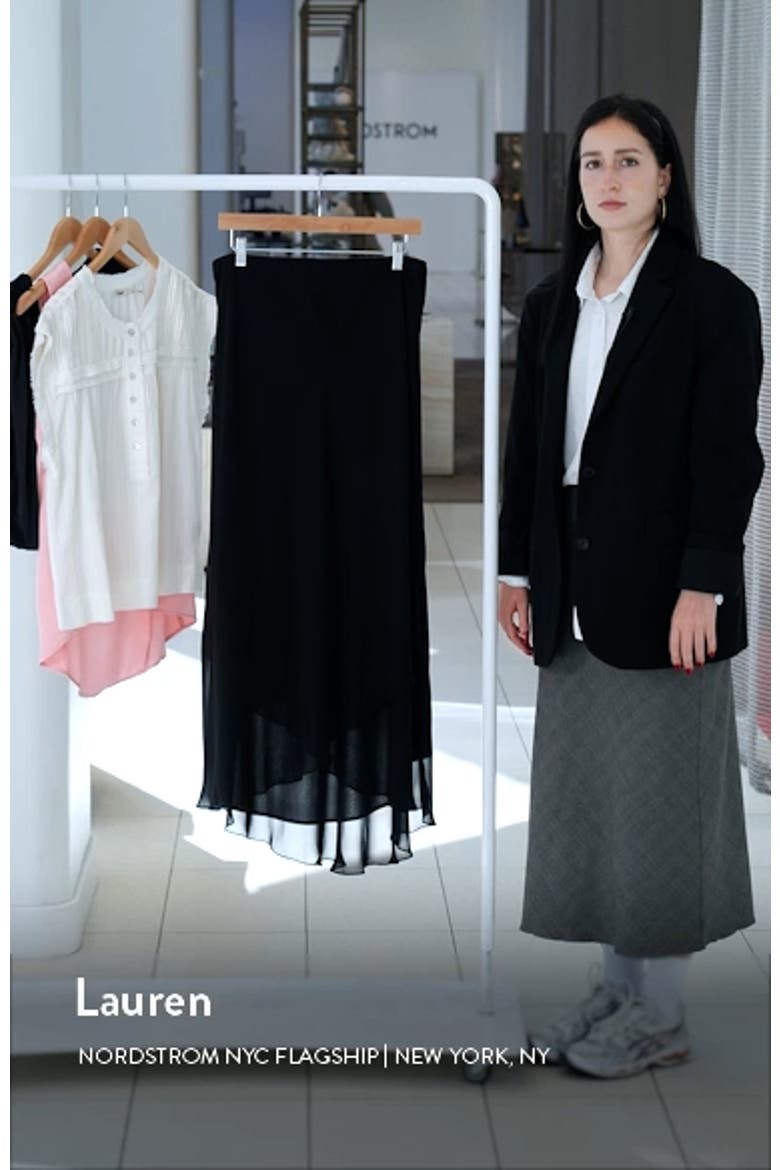 Tulip Hem Maxi Skirt video