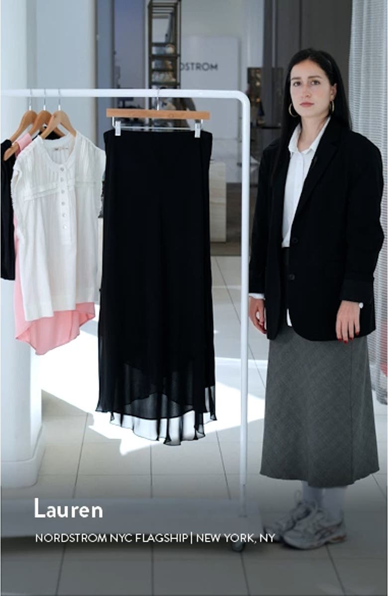 Tulip Hem Maxi Skirt, sales video thumbnail