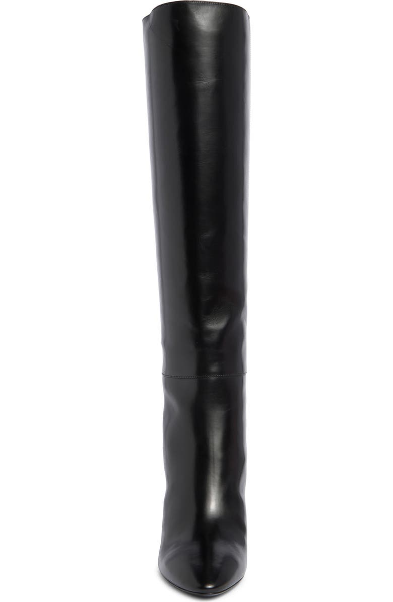 Longchamp Tall Leather Boot, Alternate, color, Black