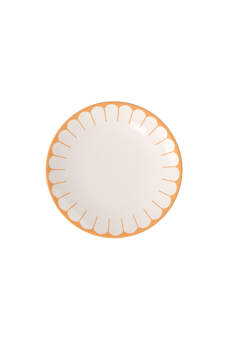 Fleur Bleu Dinner Plate, Main, color, Yellow