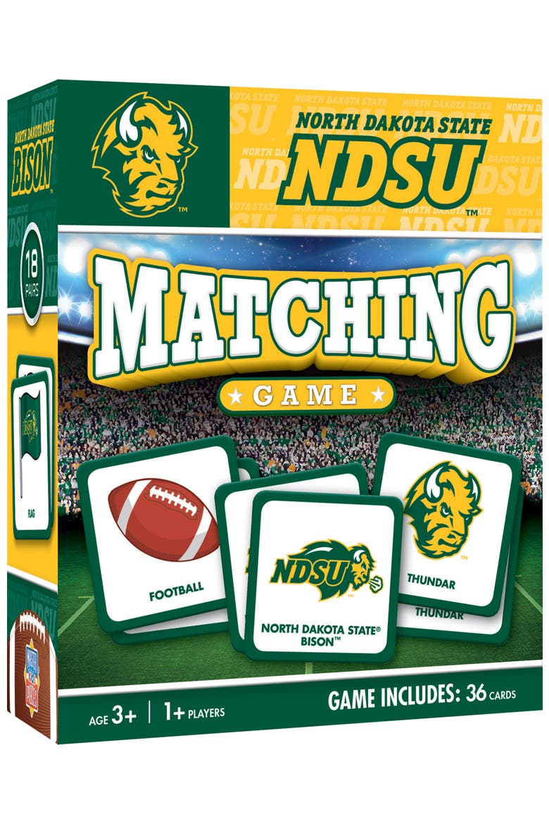 North Dakota State Bison Matching Game, Main, color, Multicolor
