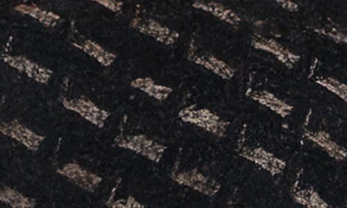 Lush Bow Textured Mock Neck Long Sleeve Mesh Top In Black