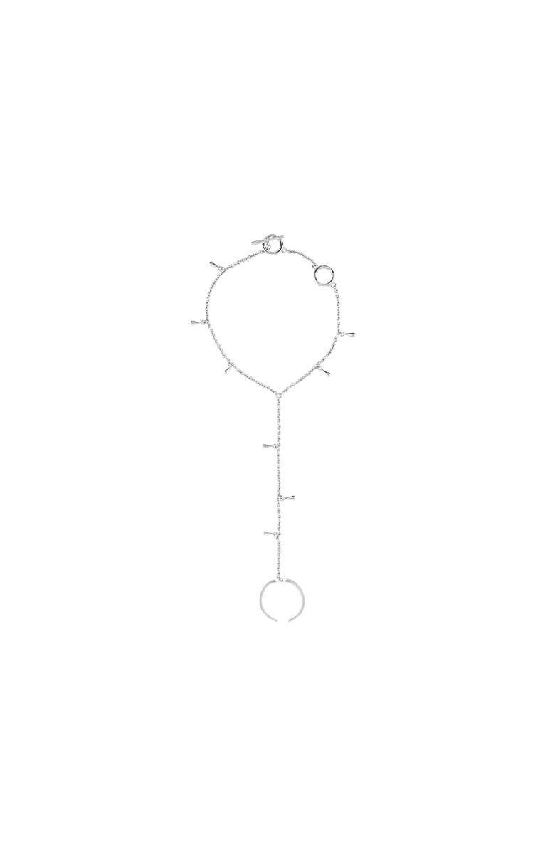 Lucy Quartermaine Multi Drop Hand Chain, Main, color, Sterling Silver