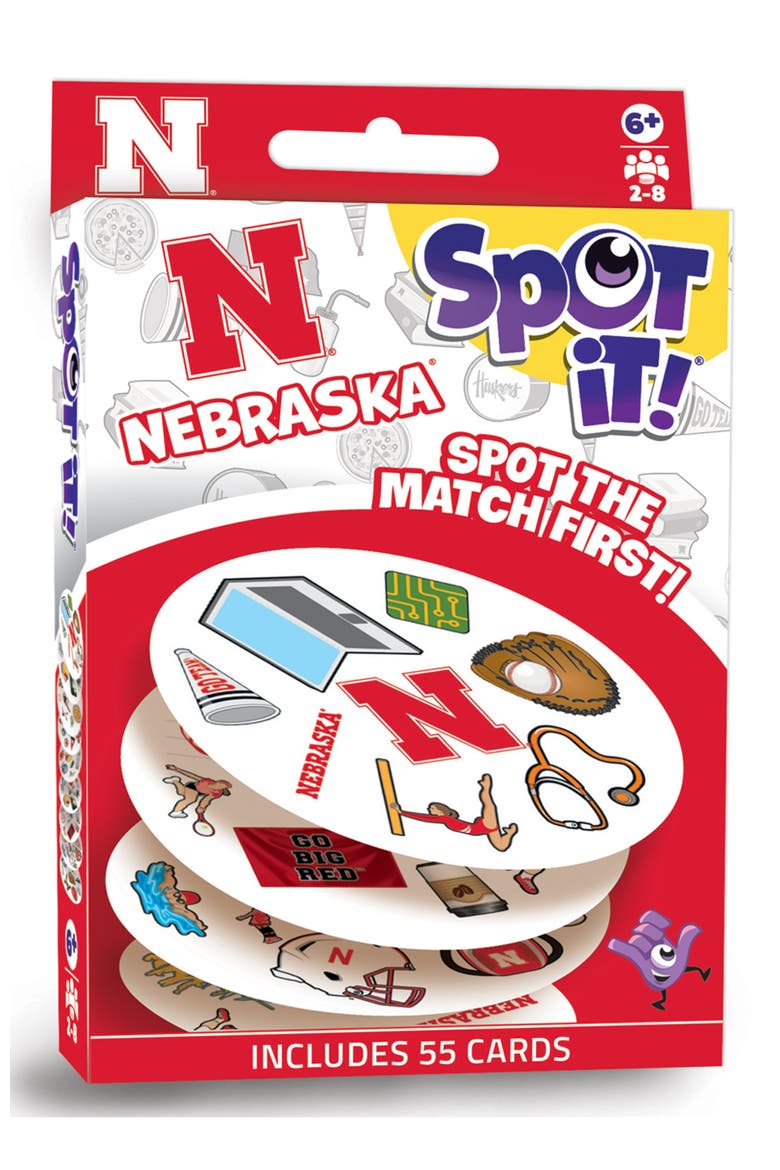 Nebraska Cornhuskers Spot It! Card Game, Main, color, Multicolor