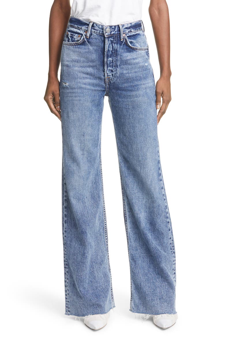 GRLFRND Carla Wide Leg Jeans, Main, color, 
