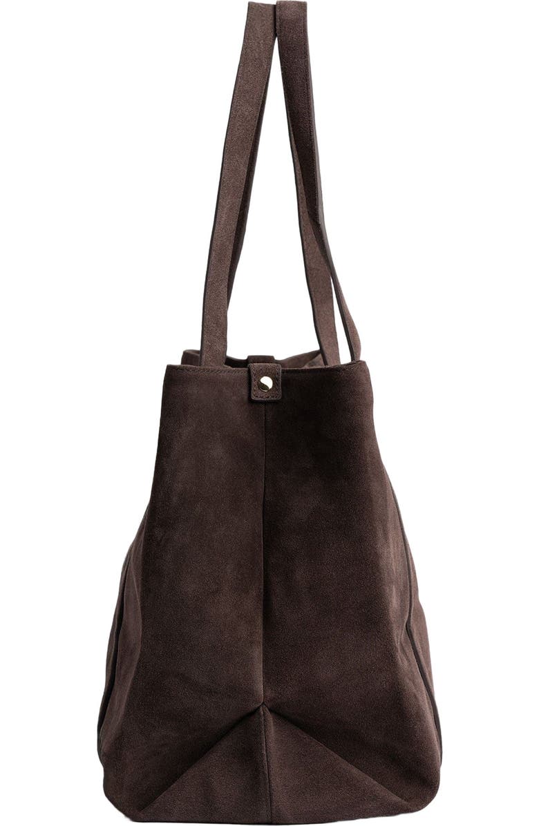 Saint + Sofia Kara Shopper Bag, Alternate, color, Brown