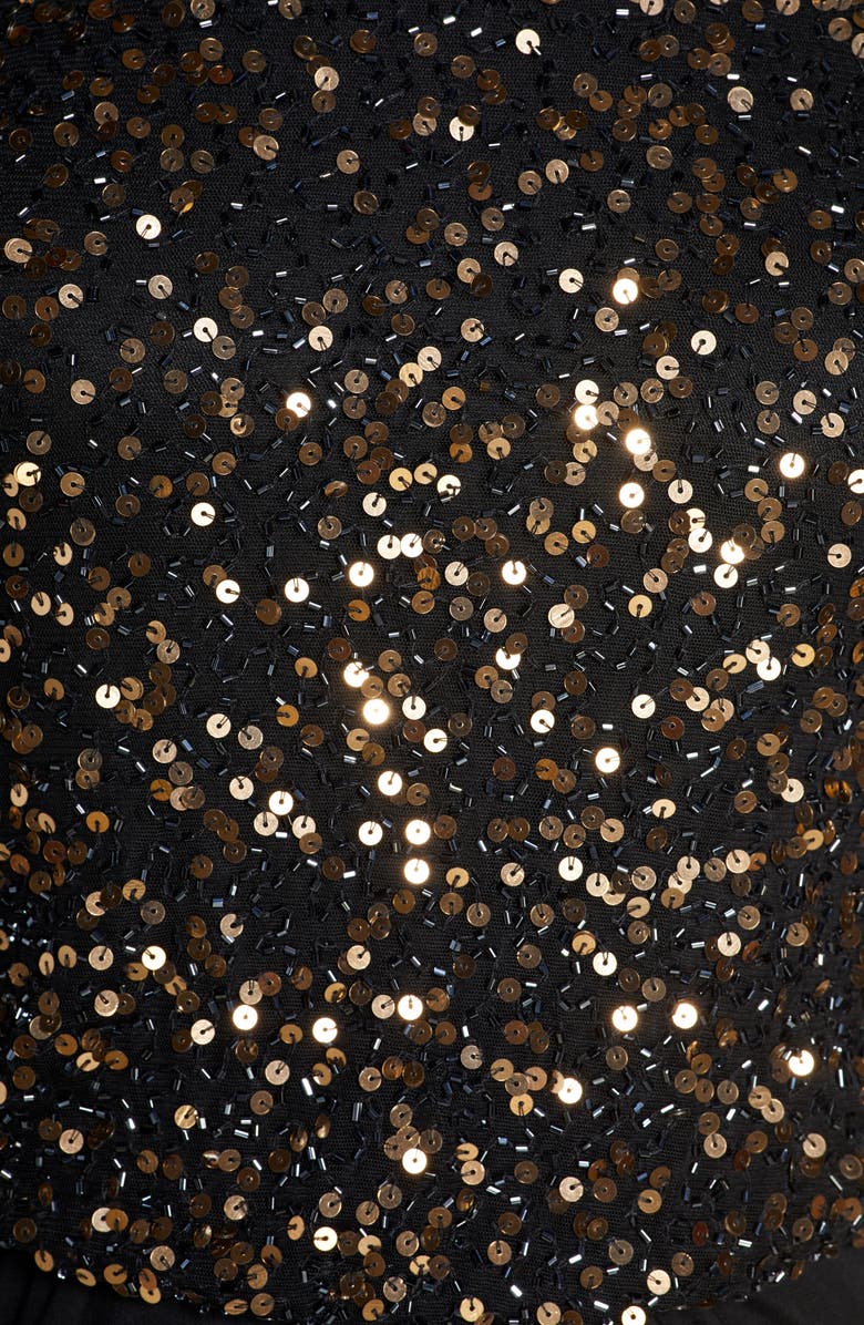 Pisarro Nights Beaded Cowl Back Jumpsuit, Alternate, color, 