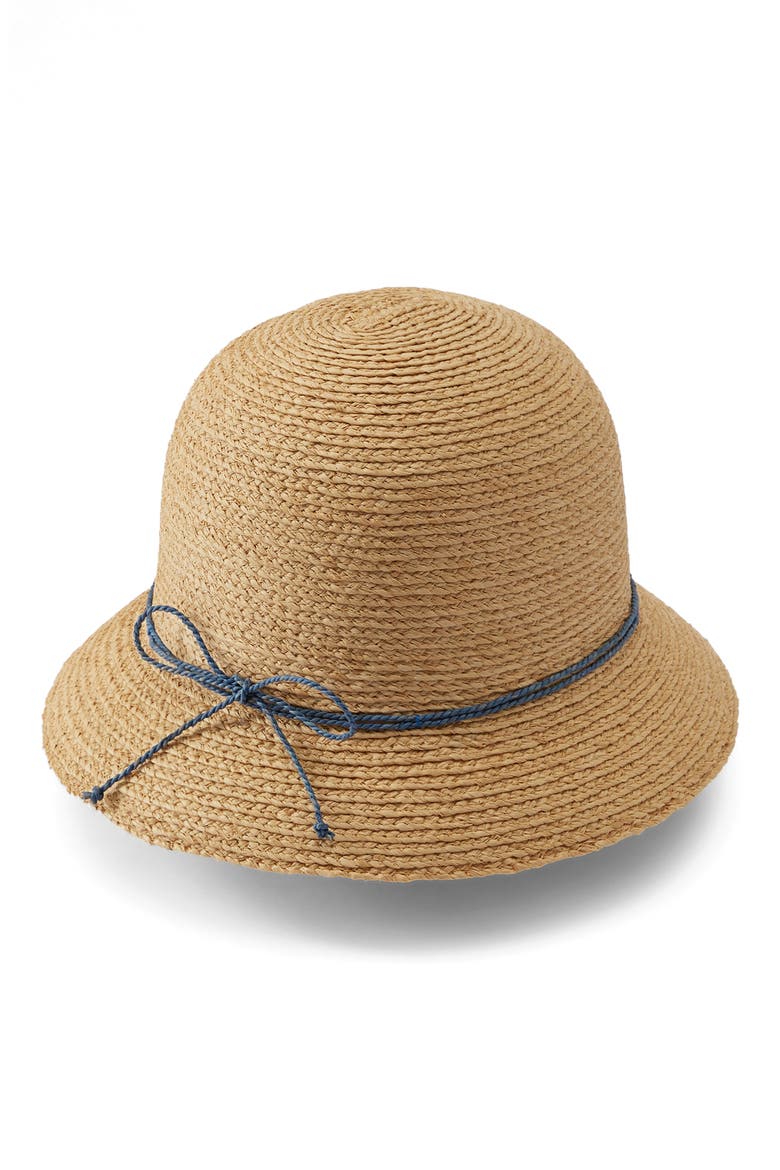 Valence 6 Straw Cloche, Alternate, color, NATURAL SAPPHIRE