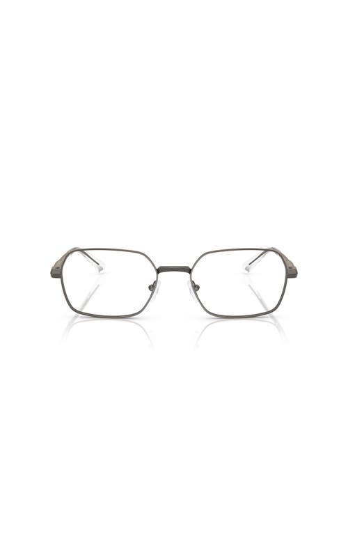 Michael Kors 56mm Square Optical Glasses In Gray