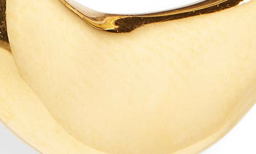 Monica Vinader Medium Antica Hoop Earrings In Brown