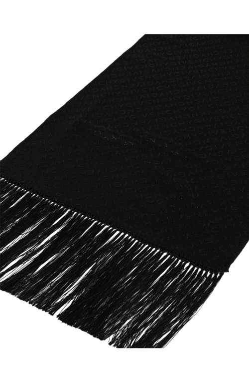Givenchy Fringe Evening Scarf In Black