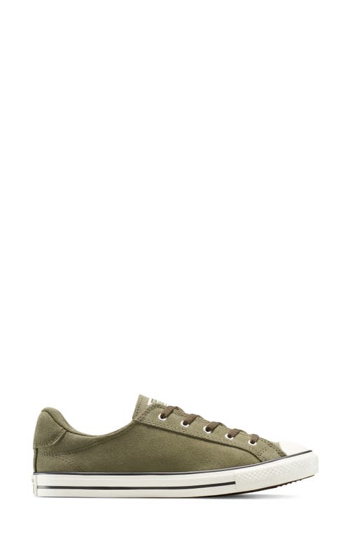 Converse Chuck Taylor All Stair Dainty Suede Sneaker In Green