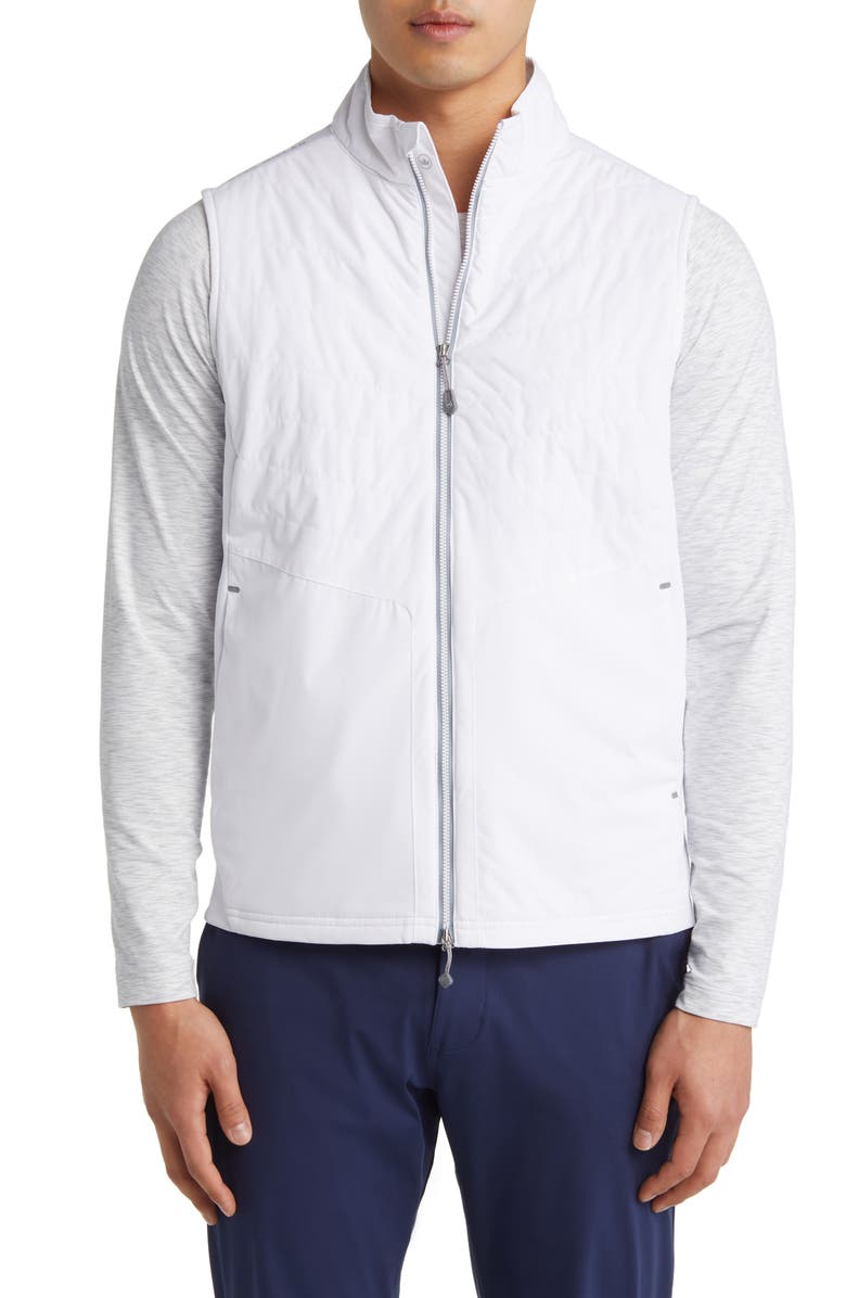Peter Millar Fuse Elite Hybrid Vest, Alternate, color, White