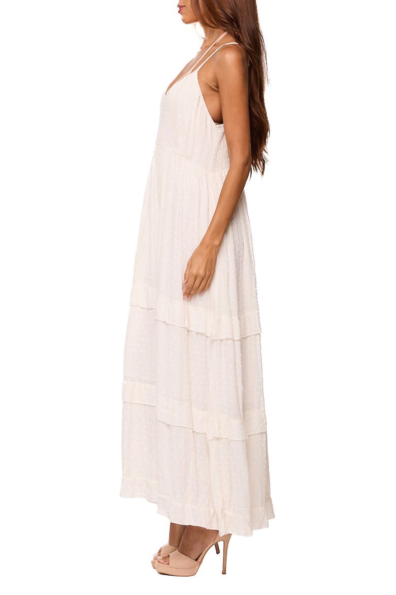Tiered Maxi Dress, Alternate, color, WHITE