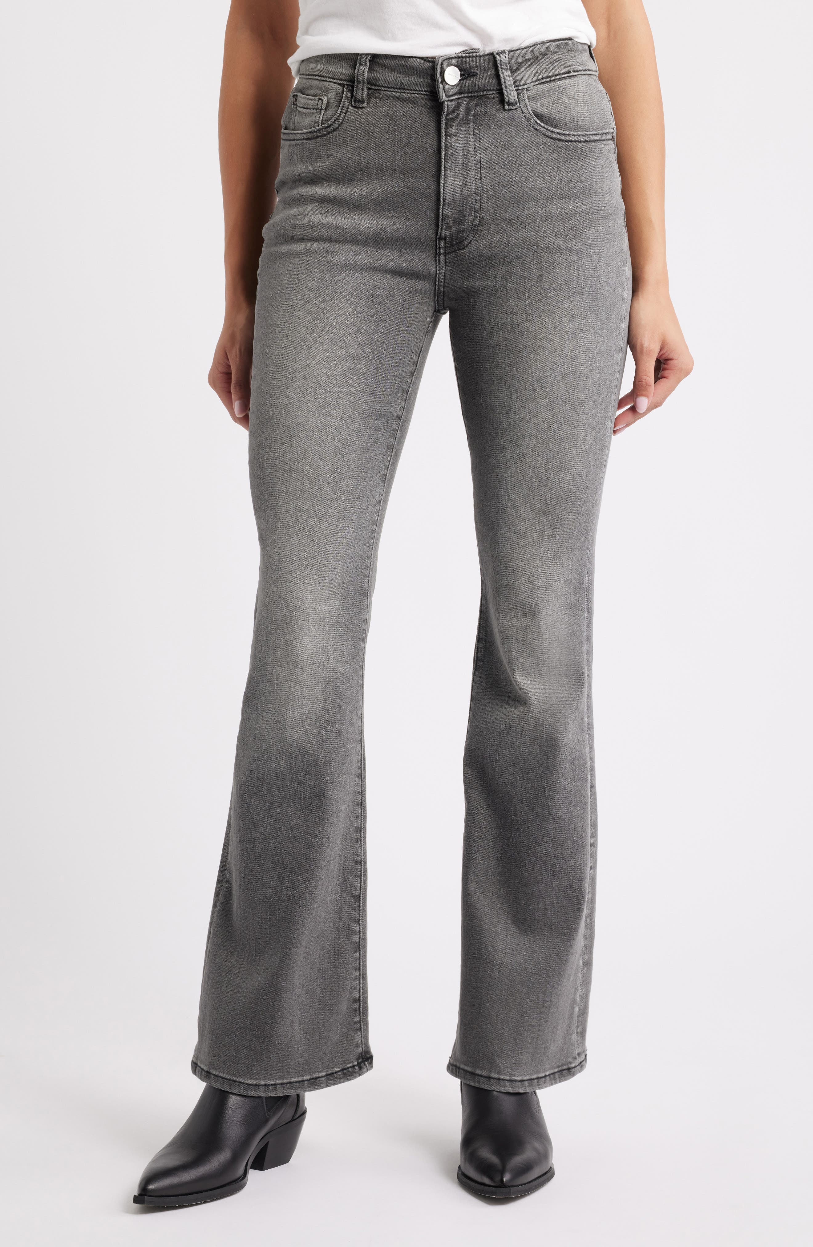 WARP+WEFT NAO High Waist Bootcut Jeans