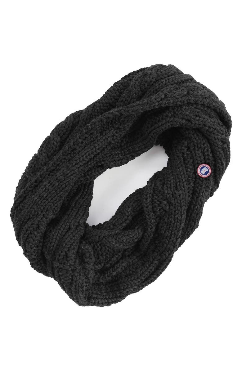 Canada Goose Chunky Cable Wool Snood, Main, color, 