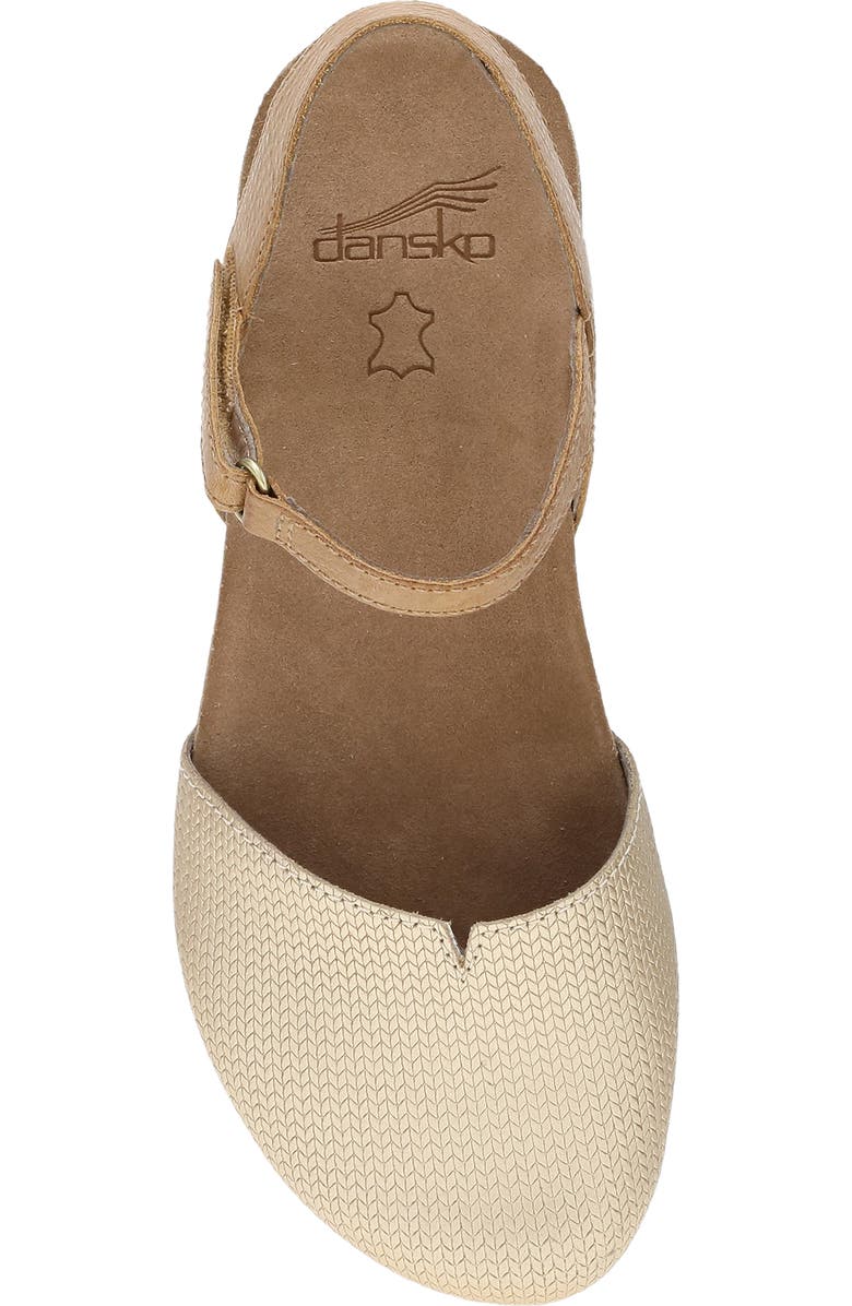 Dansko Rowan Flat, Alternate, color, Taupe Metallic
