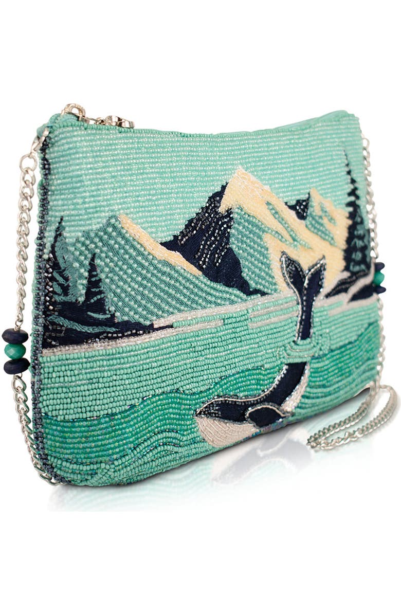 Mary Frances Accessories Sea to Sky Crossbody Handbag, Alternate, color, Blue