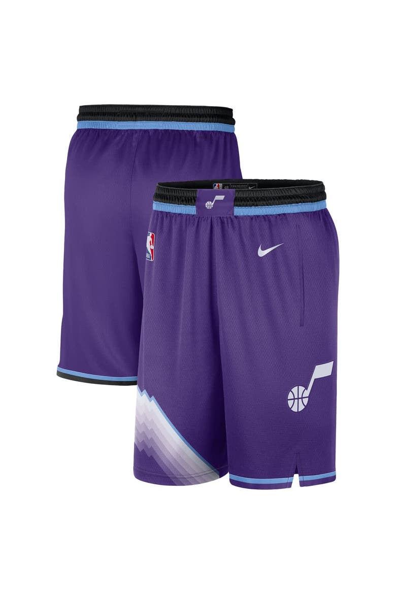 Men's Nike Purple Utah Jazz Swingman Performance Shorts – Icon Edition, Main, color, Purple