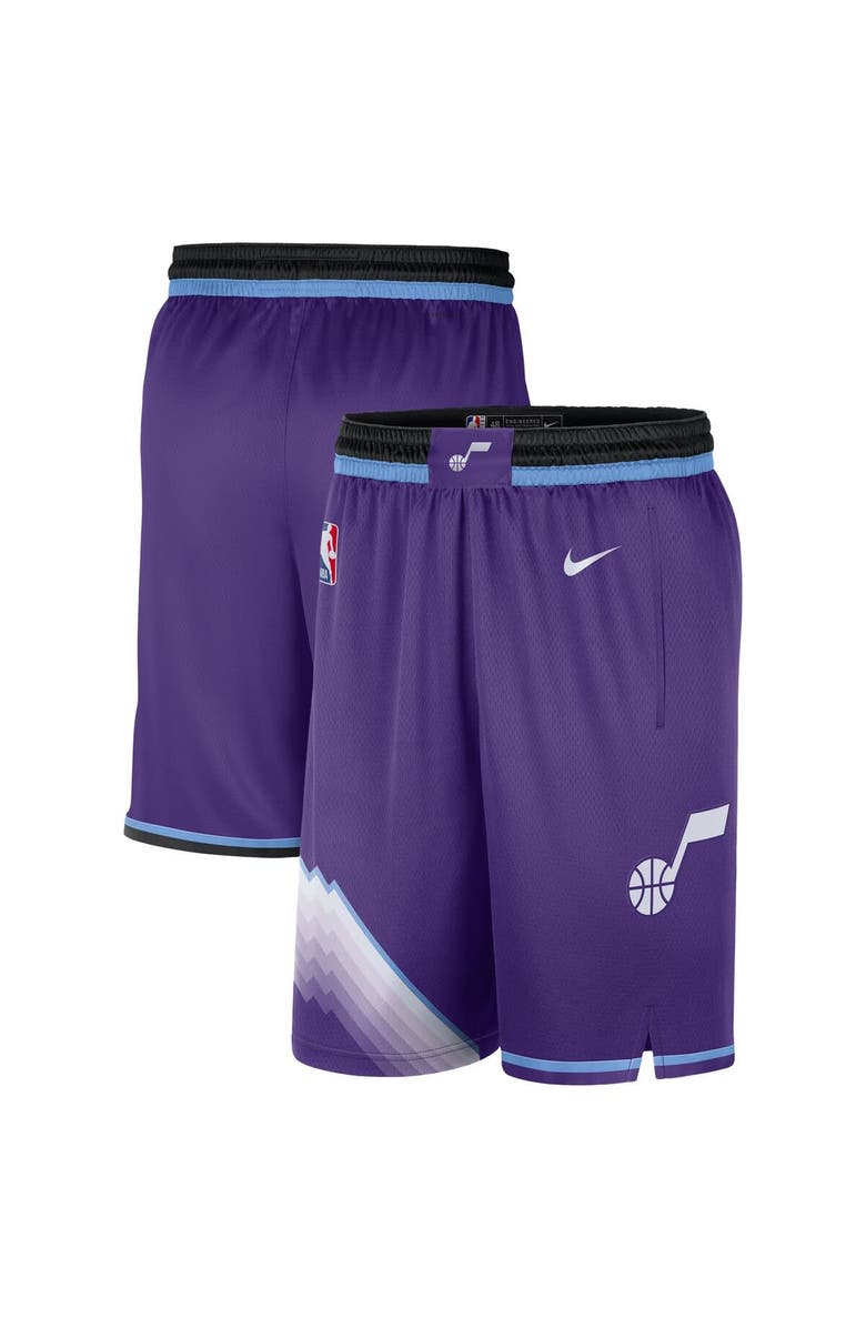 Nike Men's Nike Purple Utah Jazz Swingman Performance Shorts – Icon Edition, Main, color, Purple
