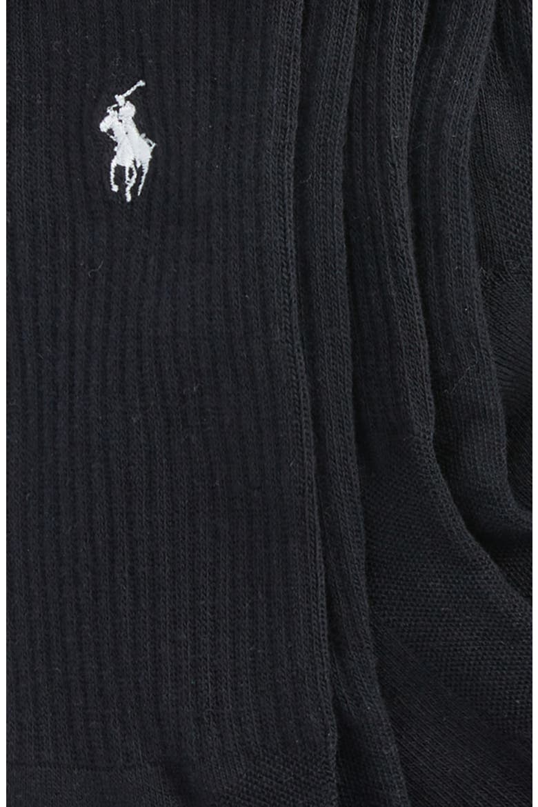 Assorted 6-Pack Crew Socks, Alternate, color, BLACK
