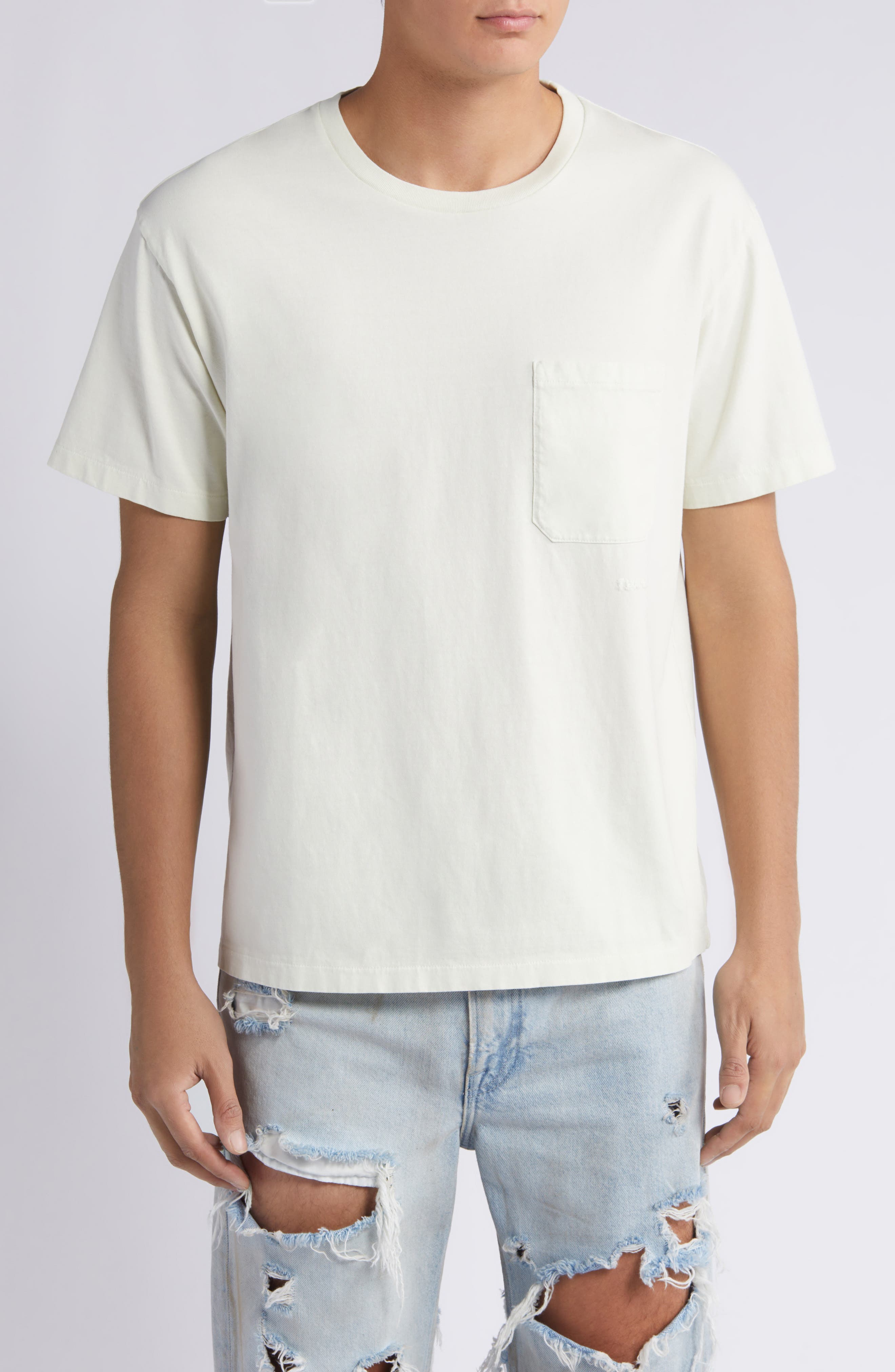FRAME Vintage Wash Pocket T-Shirt