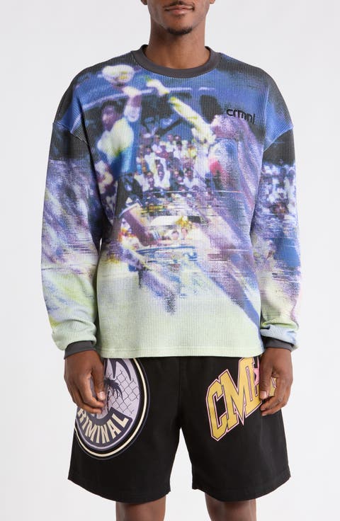 Hand of God Graphic Waffle Knit T-Shirt