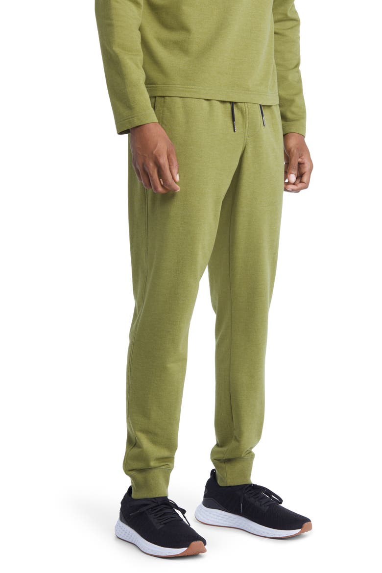 Pocket Fleece Joggers, Alternate, color, OLIVE LICHEN