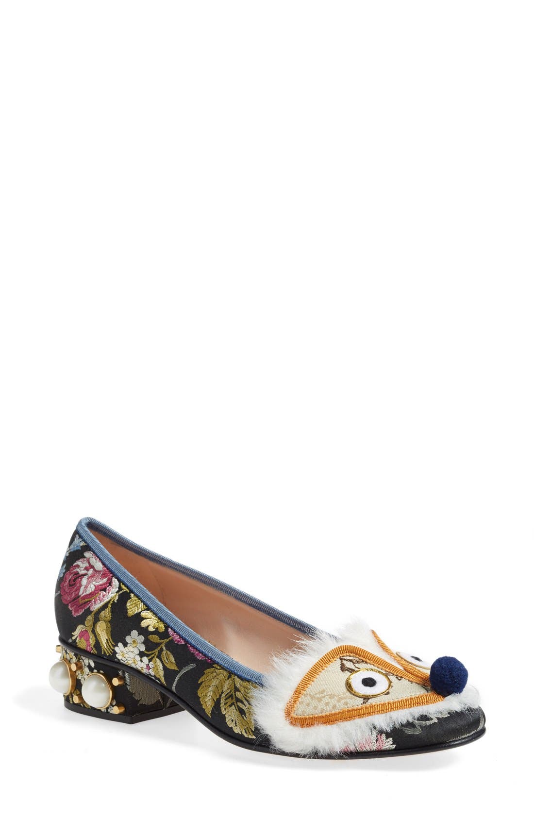 'Kimberly' Embellished Pump, Main, color, GREY