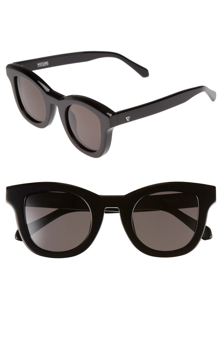 VALLEY 'Wolfgang' 45mm Sunglasses, Main, color, 
