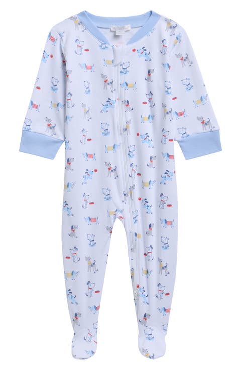 Zip-Up Pima Cotton Footie (Baby)