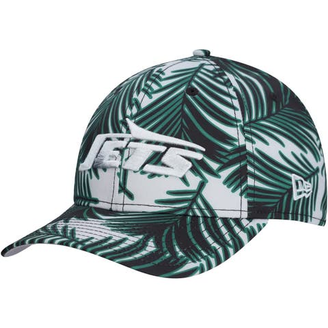 Men's New Era Gray New York Jets Palms 39THIRTY Flex Hat