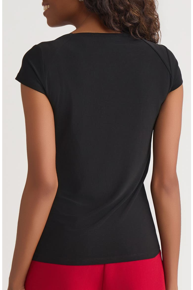 Cowl Neck Top, Alternate, color, BLACK