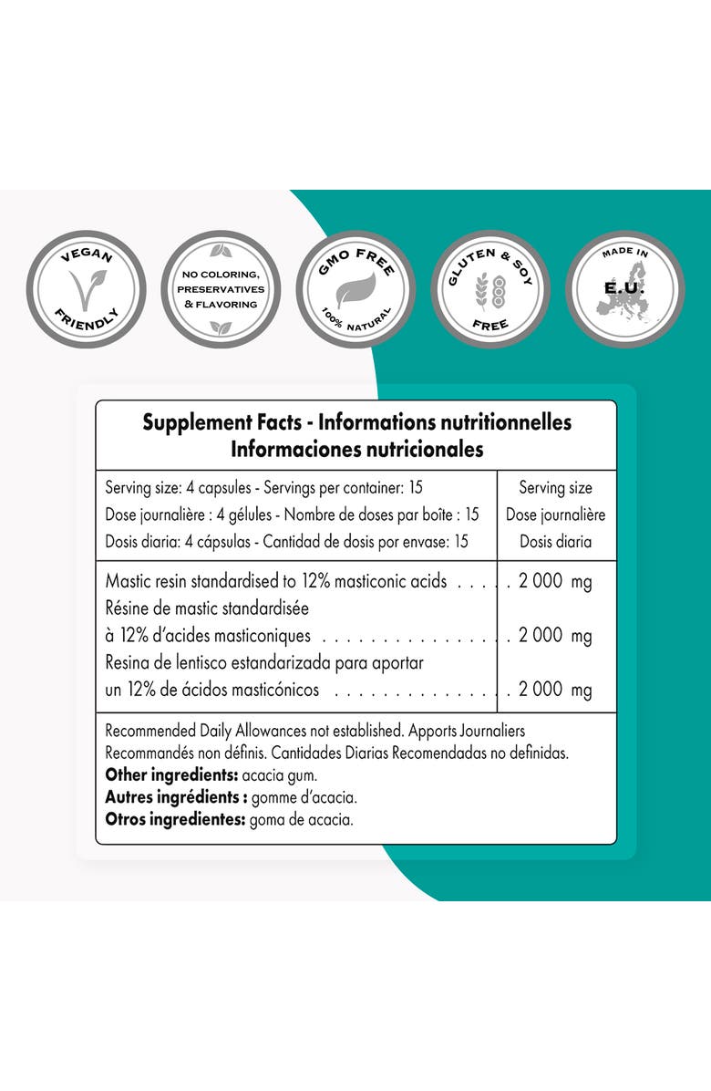 SuperSmart Mastic Gum Supplement 2000mg, Alternate, color, 